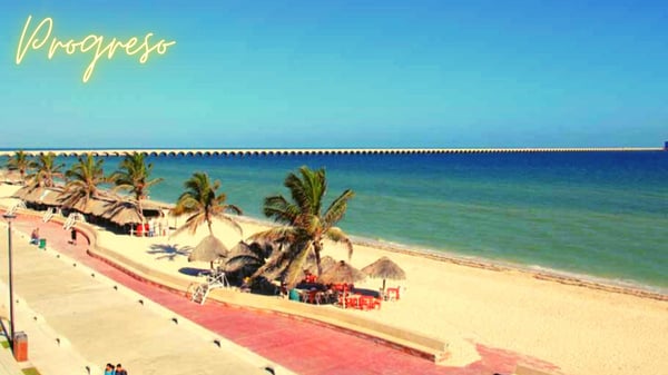 Puerto Progreso en Yucatán
